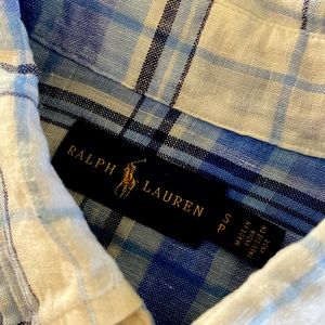 Ralph Lauren Mens Linen Long Sleeve